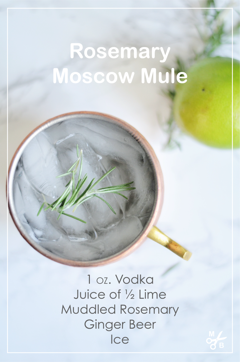 Rosemary Moscow Mule Recipe | Minted Bold